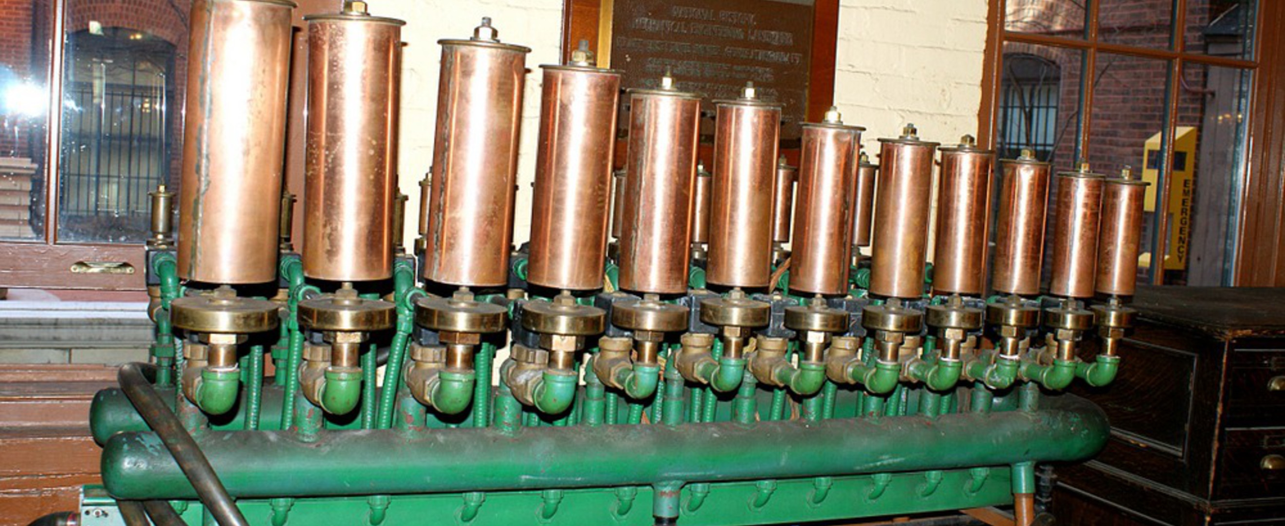 A steam-driven calliope, on display at CRMII